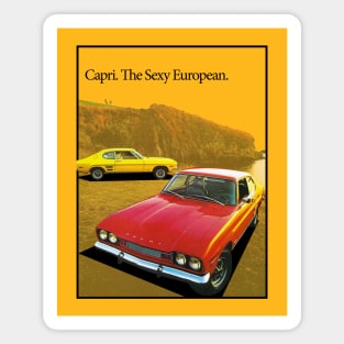 FORD CAPRI - advert Magnet